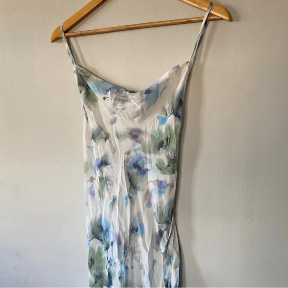 Bec & Bridge Corrine Watercolor Split Maxi Dress Women's 4 White Sleeveless NWOT - Picture 7 of 9